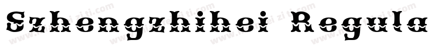 Szhengzhihei Regular字体转换
